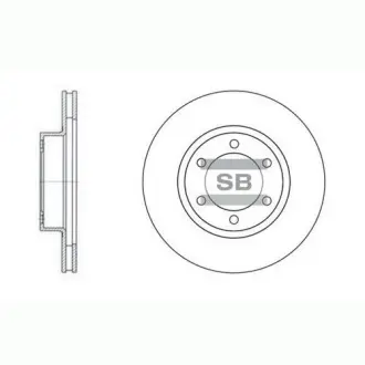 Диск гальмівний TOYOTA PRADO передн. (SANGSIN) Hi-Q (SANGSIN) SD4004