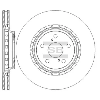 Диск гальмівний Hi-Q (SANGSIN) SD4034