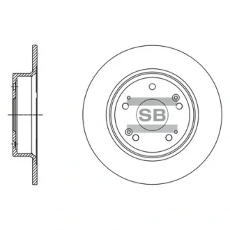 Гальмівний диск Hi-Q SD4111