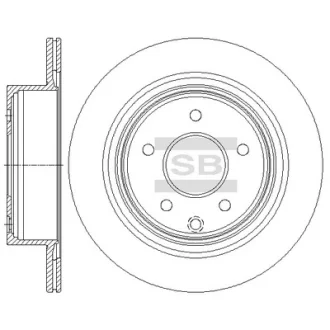 Диск гальмівний Hi-Q (SANGSIN) SD4241