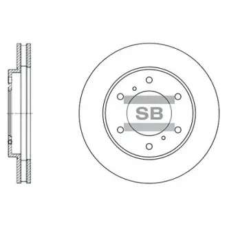 Диск гальмівний Hi-Q (SANGSIN) SD4311