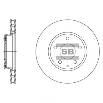 Диск гальмівний Hi-Q (SANGSIN) SD4421