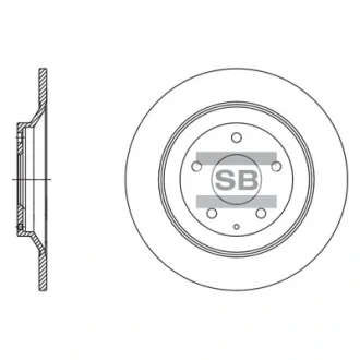 Гальмівний диск Hi-Q SD4425