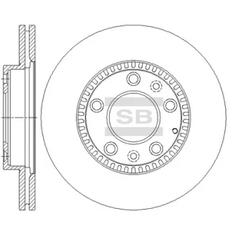Диск гальмівний Hi-Q (SANGSIN) SD4434