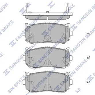 Тормозные колодки Hi-Q (SANGSIN) SP1079-R