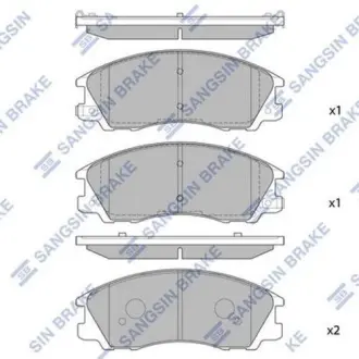 Тормозные колодки Hi-Q (SANGSIN) SP1097
