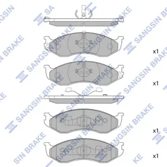 Тормозные колодки Hi-Q (SANGSIN) SP1112