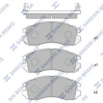 Тормозные колодки Hi-Q (SANGSIN) SP1120
