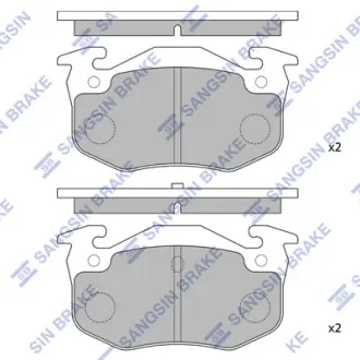 Тормозные колодки Hi-Q (SANGSIN) SP1242