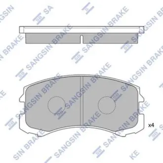 Гальмівні колодки Hi-Q (SANGSIN) SP1255