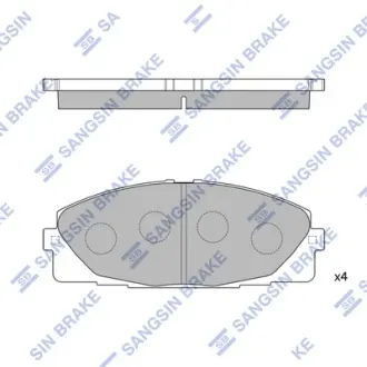 Гальмівні колодки Hi-Q (SANGSIN) SP1376