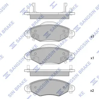 Тормозные колодки Hi-Q (SANGSIN) SP1419