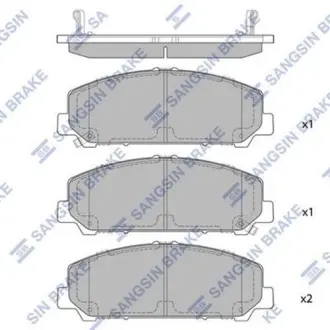 Тормозные колодки Hi-Q (SANGSIN) SP1448