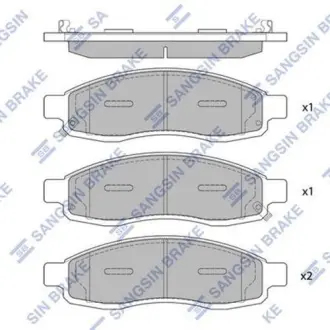 Тормозные колодки Hi-Q (SANGSIN) SP1455