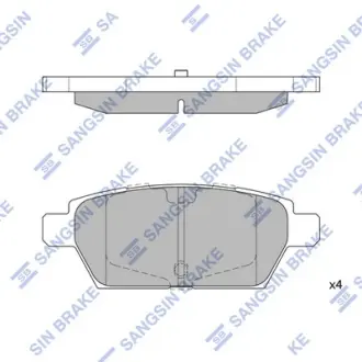 Тормозные колодки Hi-Q (SANGSIN) SP1476