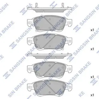 Тормозные колодки Hi-Q (SANGSIN) SP1478