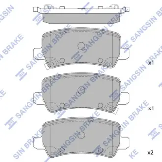 Тормозные колодки Hi-Q (SANGSIN) SP1499