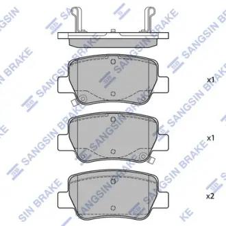 Тормозные колодки Hi-Q (SANGSIN) SP1578