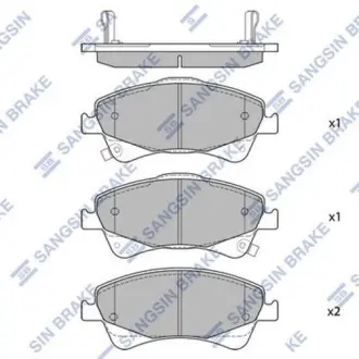 Тормозные колодки Hi-Q (SANGSIN) SP1580