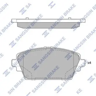 Гальмівні колодки Hi-Q (SANGSIN) SP1582