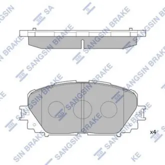 Тормозные колодки Hi-Q (SANGSIN) SP1588