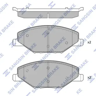 Тормозные колодки Hi-Q (SANGSIN) SP1595