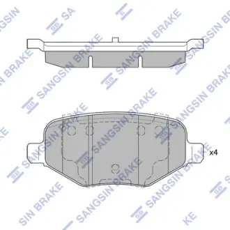 Тормозные колодки Hi-Q (SANGSIN) SP1621