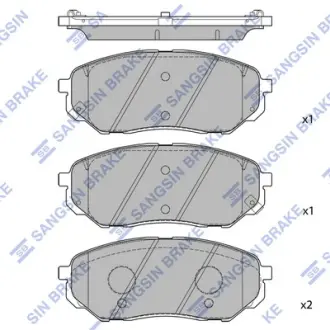Тормозные колодки Hi-Q (SANGSIN) SP1690