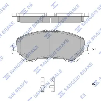 Тормозные колодки Hi-Q (SANGSIN) SP1715