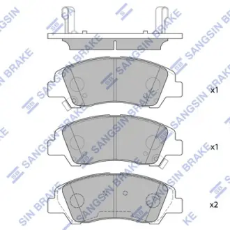 Тормозные колодки Hi-Q (SANGSIN) SP1719