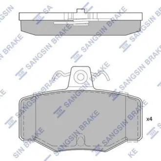 Гальмівні колодки Hi-Q (SANGSIN) SP1741