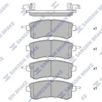 Тормозные колодки Hi-Q (SANGSIN) SP1801