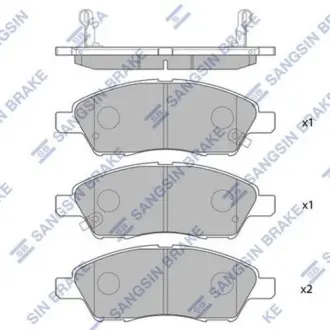 Тормозные колодки Hi-Q (SANGSIN) SP2084