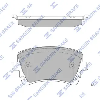 Тормозные колодки Hi-Q (SANGSIN) SP2112-R