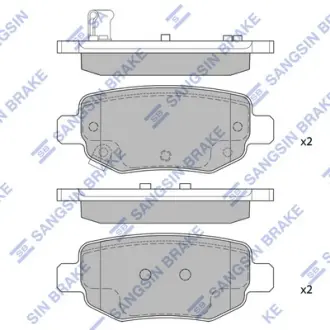 Тормозные колодки Hi-Q (SANGSIN) SP2126-R