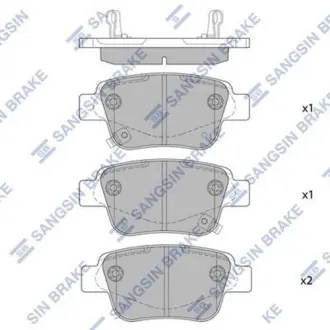 Тормозные колодки Hi-Q (SANGSIN) SP2184