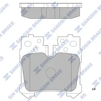 Тормозные колодки Hi-Q (SANGSIN) SP2301