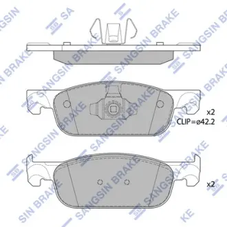 Гальмівні колодки Hi-Q (SANGSIN) SP4054