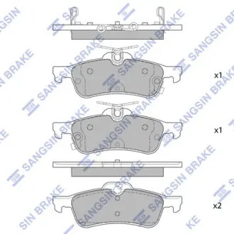 Тормозные колодки Hi-Q (SANGSIN) SP4133