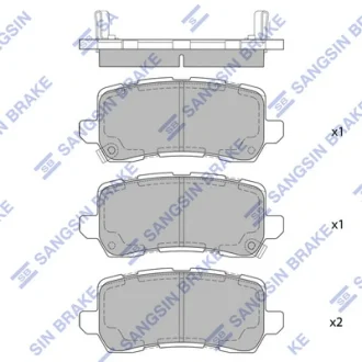Тормозные колодки Hi-Q (SANGSIN) SP4135