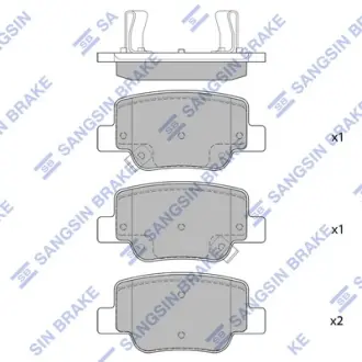 Тормозные колодки Hi-Q (SANGSIN) SP4142