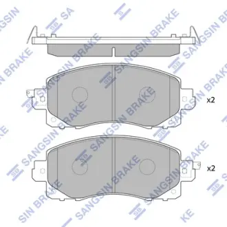Тормозные колодки Hi-Q (SANGSIN) SP4221
