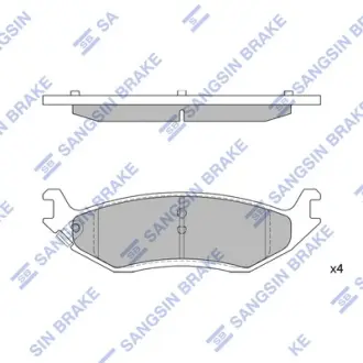 Тормозные колодки Hi-Q (SANGSIN) SP4320
