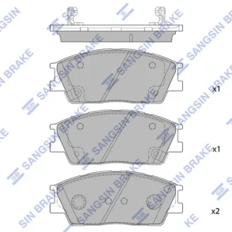 Тормозные колодки Hi-Q (SANGSIN) SP4372