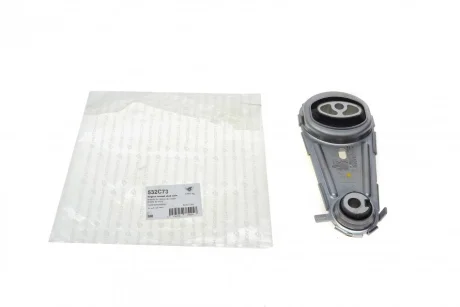 Подушка двигуна (нижня) Renault Megane III 1.2 TCe 10- (косточка) HUTCHINSON 532C73