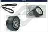 Комплект ременя генератора Opel Vivaro 2.0CDTI 06-/Renault Master 2.3dCi 10- (7PK1973) Hutchinson KHV 236 (фото 1)