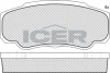 Колодки гальмівні (задні) Citroen Jumper/Fiat Ducato/Peugeot Boxer 94- ICER 141524 (фото 1)
