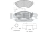 Колодки гальмівні (передні) Citroen Jumper/Fiat Ducato/Peugeot Boxer 06- (+ датчик) ICER 141803-203 (фото 1)