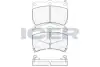 Колодки гальмівні (передні) Kia Rio 00-05/Mazda 323 89-98/121 II 90-96 ICER 180970 (фото 1)