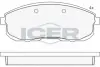 Гальмівні колодки ICER 181100 (фото 1)